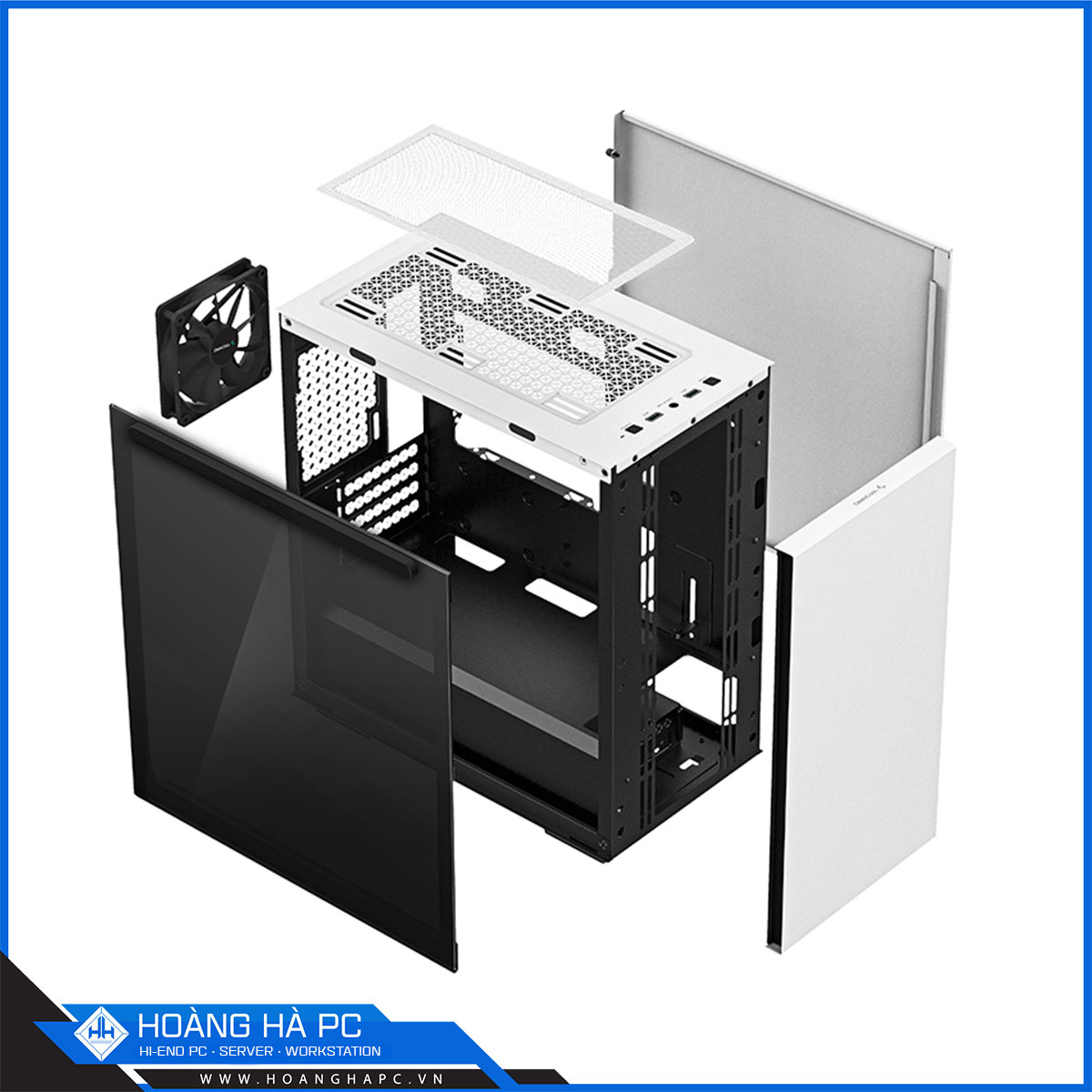 Vỏ case Deepcool MACUBE 110 White - 1 FAN - Ảnh 2